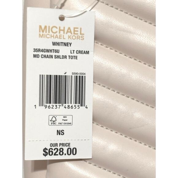 Michael Kors Whitney Light Cream Bag - Picture 4 of 6